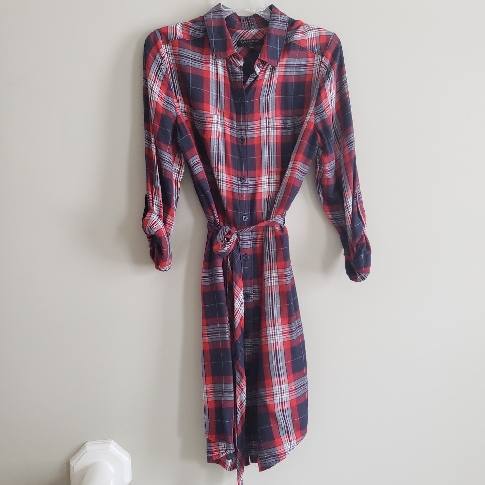 🍌👔👗❤ Plaid Banana Republic shirt dress 🍌👔👗❤
